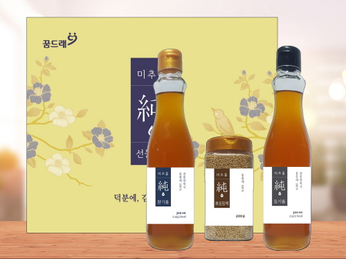 미추홀純(순) 참기름 선물세트 참들깨(300ml)