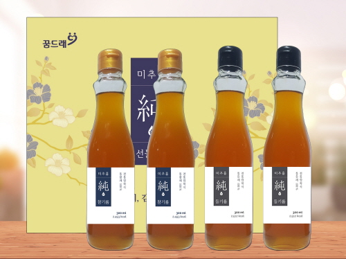 미추홀純(순) 참기름 선물세트 참참들들(300ml)